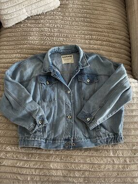 GARAGE Boyfriend Fit Denim Jacket size L